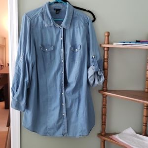 Lane Bryant denim dress tunic